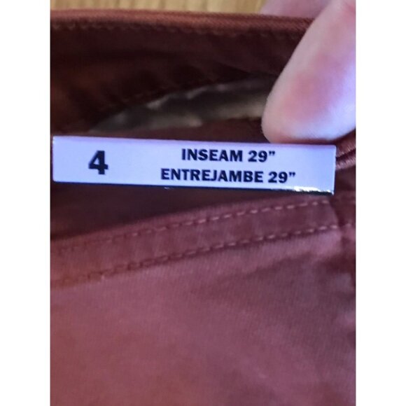 Buffalo David Bitton Pants Jeans Rust Womens 4/29 Hanna High Rise Stretch Skinny - Picture 11 of 13